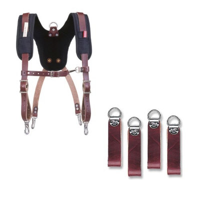 Occidental Leather 5055 Suspenders and 5509 Loop Bundle