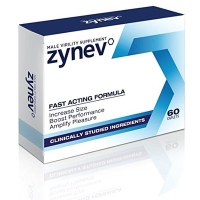 Zynev - Natural Male Enhancement - Proven Results - Take Control of Life Again! (1 Box)