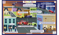 The Police & Safety - Activity Placemat by Tot Talk
