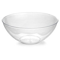 Fineline Settings 3504-BK Platter Pleasers 100 oz Black Bowl
