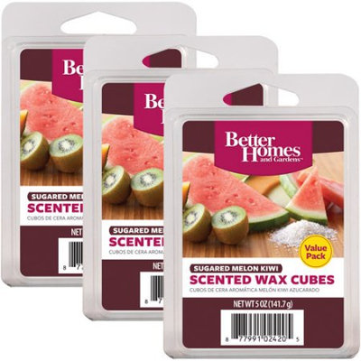 Rimports Usa Llc Better Homes and Gardens Value Wax Pack, Sugared Melon Kiwi