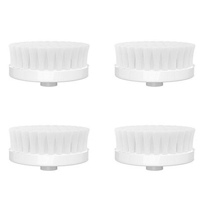 Facial Brush Replacement Heads - Firm Microdermabrasion Face Brush Replacement Heads for the Perfect Skin Brushing by Essential Skin Solutions - Set of 4