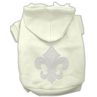 Mirage Pet Products Fleur de lis Hoodies Cream XL (16)