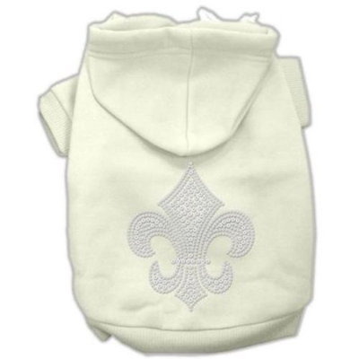 Mirage Pet Products Fleur de lis Hoodies Cream XL (16)