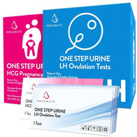 PREGMATE 100 Ovulation (LH) And 50 Pregnancy (HCG) Test Strips (100 LH + 50 HCG)