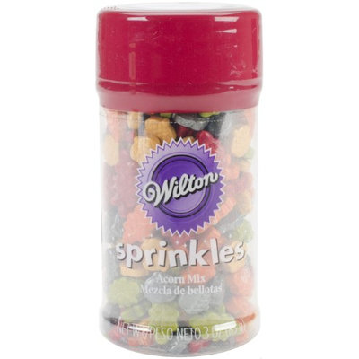 Acorn Leaf Sprinkles Mix Decorations 3 oz Wilton