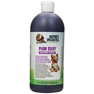 Nature's Specialties Plum Silky Pet Shampoo, 32-Ounce