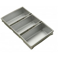Focus Foodservice 904045 4 Strap bread pan set - 5 . 62 inch x 3 . 12 inch pans - Pack of 6
