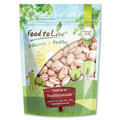 Food To Live ® Cranberry Beans (Borlotti) (1 Pound)
