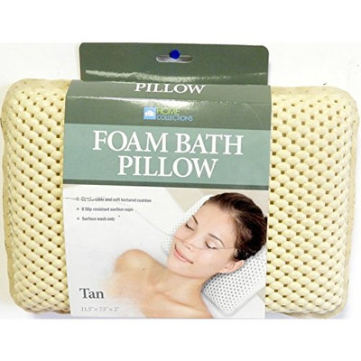 The Original DINY Bath Foam Spa Bath Pillow Featuring 8 Suction Powerful Holding Technology