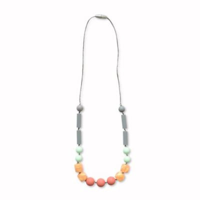 Itzy Ritzy® Teething Happens™ Chewable Mom Jewelry Silicone Necklace in Hazel