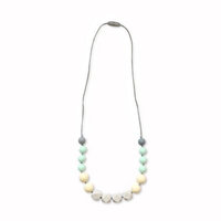 Itzy Ritzy® Teething Happens™ Chewable Mom Jewelry Silicone Necklace in Tan