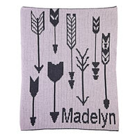 Tribal Arrows Stroller Blanket in Pink