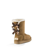 Women's Ugg 'Bailey Bow Ii' Genuine Shearling Lined Boot, Size 6 M - Brown