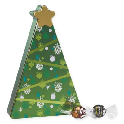 Lindt Lindor Holiday Tree Gift Tin