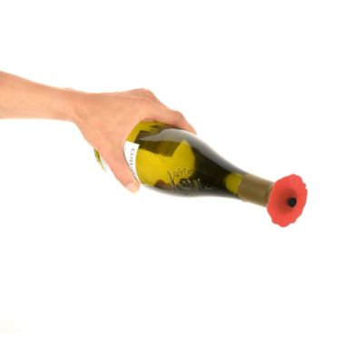 Poppy Bottle Stopper in Red