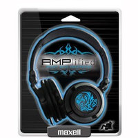 Maxell Headphone - Stereo - Blue - Mini-phone - Wired - 10 Hz 23 kHz - Over-the-head - Binaural - Ear-cup