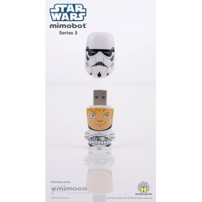 Mimoco 16GB MIMOBOT USB 2.0 Flash Drive - Stormtrooper Unmasked - 16GB - USB 2.0 - Stormtrooper Unmasked