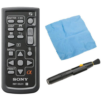 Sony DSLR RMT-DSLR1 Wireless Camera Remote with Accessory Bundle
