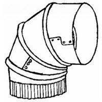 Imperial #GV0286-C 4 ADJ 30GA Furn Elbow