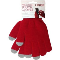 Urge Basics Texting Gloves for Touch-Screen Devices - Red - Red - Textured, Cold Resistant, Comfortable - For Touchscreen Device