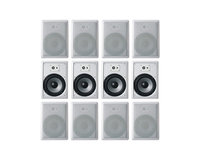 Acoustic Audio CS-IW630 3600 W RMS Indoor Speaker - 3-way - White - 45 Hz to 20 kHz - 8 Ohm - 93 dB Sensitivity - In-ceiling, In-wall