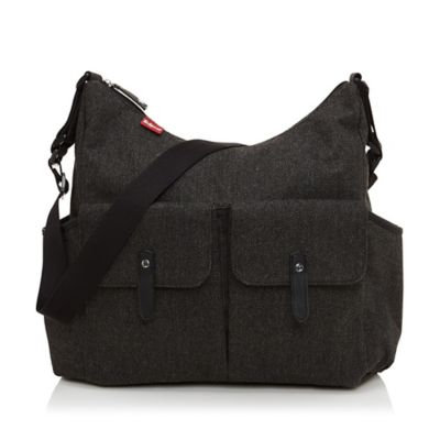Babymel Frankie Tweed Changing Bag, Grey