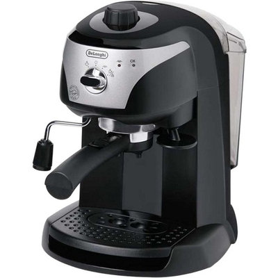 DeLonghi EC 220.CD Espresso - 1100 W - 15 bar - 1.06 quart - Transparent, Black - Stainless Steel