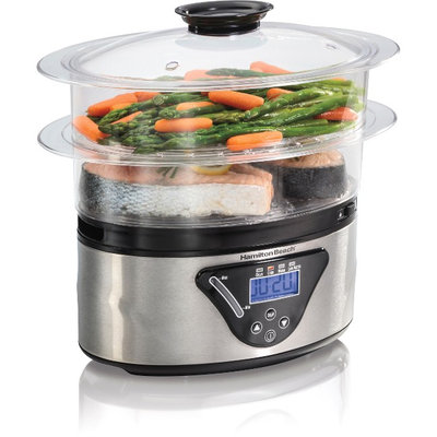Hamilton Beach 37530Z 5.5 Quart 2-Tier Digital Steamer