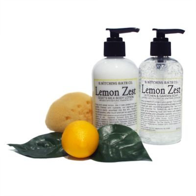 B. Witching Bath Co. Lemon Zest Lotion and Liquid Soap Gift Set