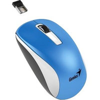 Genius NX-7010 Mouse - BlueEye - Wireless - Radio Frequency - Blue - Retail - USB - 1600 dpi - Scroll Wheel - 3 Button(s) - Symmetrical