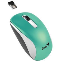Genius NX-7010 Mouse - BlueEye - Wireless - Radio Frequency - Turquoise - Retail - USB - 1600 dpi - Scroll Wheel - 3 Button(s) - Symmetrical