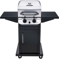 Char-Broil Performance Series 2 Burner Cabinet Gas Grill - 3 Sq. ft. Cooking Area - 2 Cooking Elements - Black, Silver