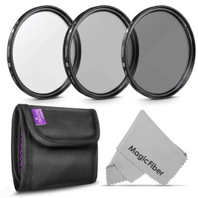 40.5mm Altura Photo Professional Photography Filter Kit (UV, CPL Polarizer, Neutral Density ND4) for Camera Lens with a 40.5mm Filter Thread + Filter Pouch