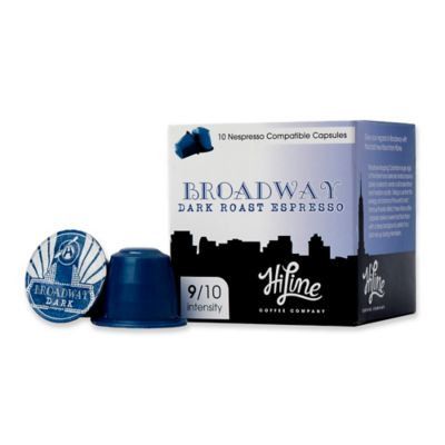 HiLine Coffee 10-Count Broadway Dark Roast Capsules