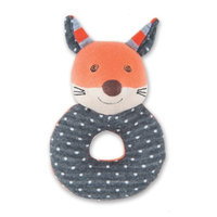 Apple Park Frenchy Fox Teething Rattle