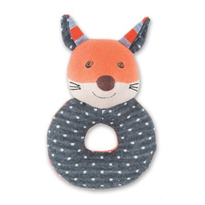 Apple Park Frenchy Fox Teething Rattle