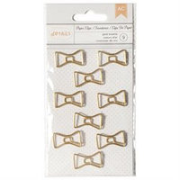 Designer Desktop Essentials Paper Clips 9/Pkg-Bowtie