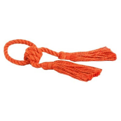 Jute Tassel Napkins Rings (Set Of 4)