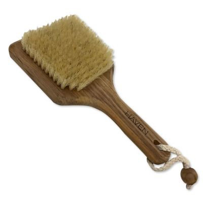 Teak Bristle Body Brush