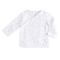 Aden® by Aden + Anais® Size 0-3M Dot Kimono Top in Grey/Blue