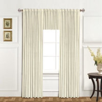 United Curtain 100% Dupioni Silk Curtain Panel