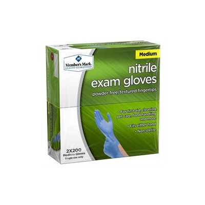 Member's Mark Nitrile Exam Gloves (Medium)