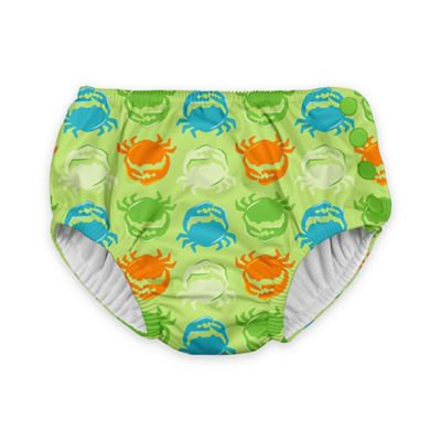 i play.® Crab Size 6M Ultimate Swim Diaper in Light Green