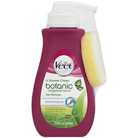 Veet In Shower Hair Removal Cream, Botanic Inspirations, Legs & Body, 400 ml (Pack of 5)