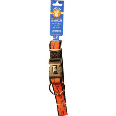 Hamilton Ribbon Overlay Adjustable Dog Collar