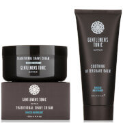 Gentlemen's Tonic Gentlemens Tonic Traditional Shave Cream and Soothing Aftershave Balm Duo