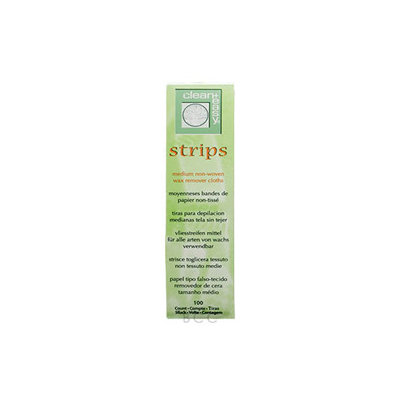 Clean+Easy Non-Woven Wax Removal Cloth Strips Medium (1-1/4x5)