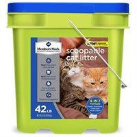 Member's Mark 4-in-1 Formula Scoopable Cat Litter, 42 lb.
