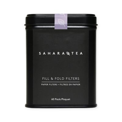Sahara Tea Fill and Fold Pouch Tin Filters (Set of 60)